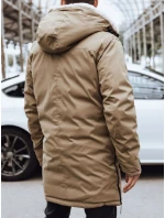 FashionStreet pánska tmavobéžová zimná bunda TX4593