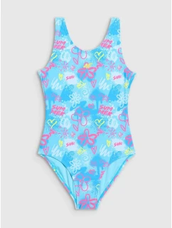 Dievčenské jednodielne plavky 4F 4FJRSS25USWSF114-91A