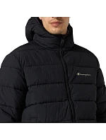 Champion pánska bunda s kapucňou čierna 221548 KK001 pánska