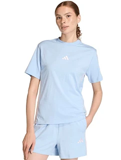Dámske tričko adidas Essentials 3-Stripes Cotton blue KB7119