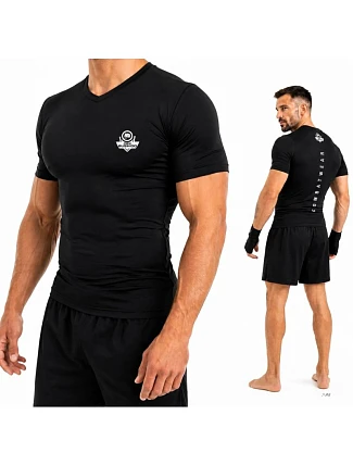Koszulka kompresyjna męska czarna COMBATWEAR | DBX Bushido pánské Koszulka kompresyjna męska czarna COMBATWEAR | DBX Bushido pánské