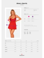 Jemná košieľka Amor Cherris chemise - Obsessive