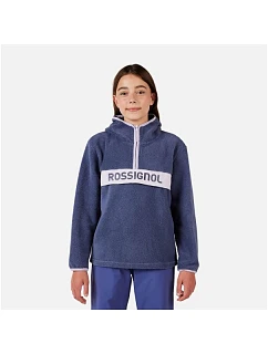 Detská mikina ROSSIGNOL JR ALLTRACK ANORAK FLEECE, modrá