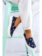 Dámské Slip On s paměťovou pěnou Big Star - tmavě modrá