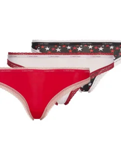 Dámske nohavičky Refresh 3Pack QD3804E-W4Z - Calvin Klein