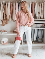 Dámske džínsy so širokými nohavicami DELUSSIA white FashionStreet UY2671 Dámske džínsy so širokými nohavicami DELUSSIA white FashionStreet UY2671