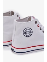 Pánske plátenné tenisky Big Star HI-POLY SYSTEM - biele