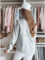 Dámska prechodná bunda v jednej veľkosti vo svetlosivej farbe STRASHINE FashionStreet TY4845