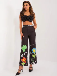 Nohavice DHJ SP 18857.31 čierna farba