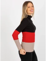 Blúzka RV BZ 8465 1.02P čierno-béžová