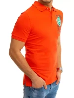 FashionStreet koralové polo tričko s potlačou PX0368