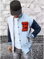 Pánska šedá mikina na zips FashionStreet BX5441 Pánska šedá mikina na zips FashionStreet BX5441
