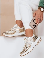 Dámske tenisky s plochou podrážkou ROYALFIT gold FashionStreet ZY0618