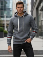 Pánska sivá mikina FashionStreet BX5946 Pánska sivá mikina FashionStreet BX5946