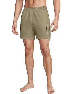 Plavky Nike Voyage Solid Essenti Parac v khaki farbe NESSG454 241
