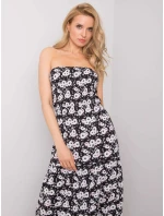Šaty D73771M30251 čiernobiele