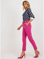 DHJ nohavice SP 12787.21X tmavo ružová