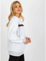 Dámska mikina EM BL 760.01 svetlo šedá - FPrice