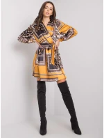 Šaty LC SK 22K 3050.06P čierno-žlté