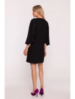 Dámske mini šaty S426 Black - Stylove Dámske mini šaty S426 Black - Stylove