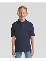 Fruit of the Loom Kids 65/35 Polo Detské piqué polo 16.3417 melírovaná šedá Fruit of the Loom Kids 65/35 Polo Detské piqué polo 16.3417 melírovaná šedá