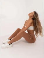 Tepláky CLM DR 0128.05P svetlohnedé