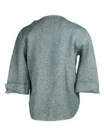 Dámsky sveter na rukávoch zdobený perličkami - Gemini