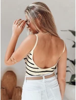 Pruhované body STRIP BACK beige FashionStreet RY2899 Pruhované body STRIP BACK beige FashionStreet RY2899