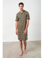 Vamp - Pohodlná pánska nočná košeľa 18613 - Vamp Vamp - Pohodlná pánska nočná košeľa 18613 - Vamp