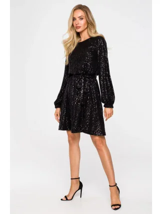 Dámske šaty M715 black - Made Of Emotion Dámske šaty M715 black - Made Of Emotion