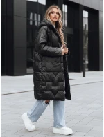 Dámska zimná bunda oversize čierna FashionStreet TY5502
