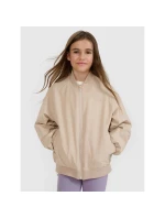 Dievčenská prechodná bunda bomber 4F 4FJWSS25TJACF184-82S