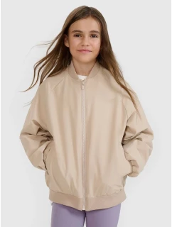 Dievčenská prechodná bunda bomber 4F 4FJWSS25TJACF184-82S