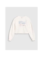 Dievčenská mikina bez kapucne 4F 4FJWSS25TSWSF1483-11S