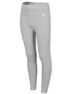 Detské legíny 4F HJZ22-JLEG001 sivé - 4F