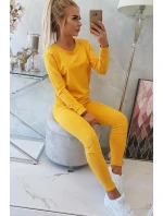 Horčicová mikinová súprava