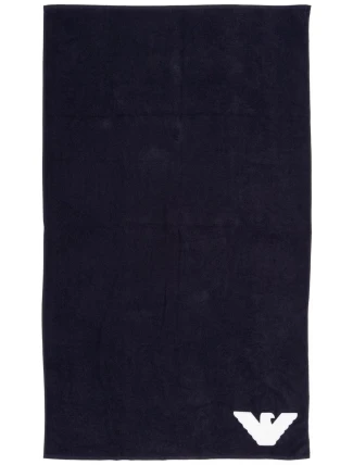Plážová osuška 110800 0P591 00135 tmavomodrá - Emporio Armani