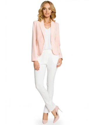 Dámska bunda M030 powder pink - Moe