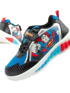 Leomil Detská športová obuv Tenisky pre chlapcov Superman LED