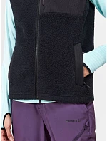 Craft Corporate ADV Pile Fleece Vest W Dámska fleecová vesta Sherpa 81.3811 ecru/čierna
