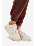Damskie Sneakersy Big Star NN274668 Beżowe