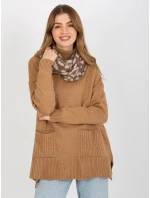 Tunelový šál AT KM ENEC B63 1.44P tmavo lila