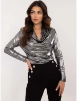Blúzka DHJ BZ 15268.30 strieborná