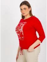 Dámska blúzka RV BZ 8470.93P červená - FPrice Dámska blúzka RV BZ 8470.93P červená - FPrice