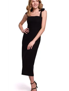 Dámske šaty K046 čierne - Makover