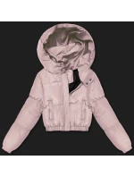 Krátka zimná bunda J Style svetlo ružová (5M3260-46) Krátka zimná bunda J Style svetlo ružová (5M3260-46)