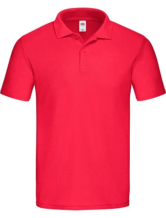 Fruit of the Loom Original Polo Pánske piqué polo 16.3050 červené Fruit of the Loom Original Polo Pánske piqué polo 16.3050 červené