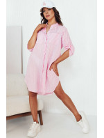 LANGO ružové košeľové šaty Dstreet EY2485