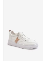 Dámska športová obuv na platforme 13613 White - VINCEZA