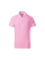 Malfini Pique Polo Jr MLI-22230 ružová polokošeľa